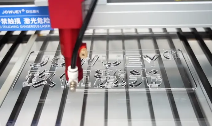 CO2 laser cutting machine acrylic cutting cover