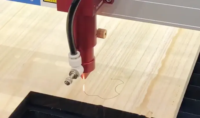 CO2 laser cutting machine for cutting 20mm wood wood laser cutting machine cover